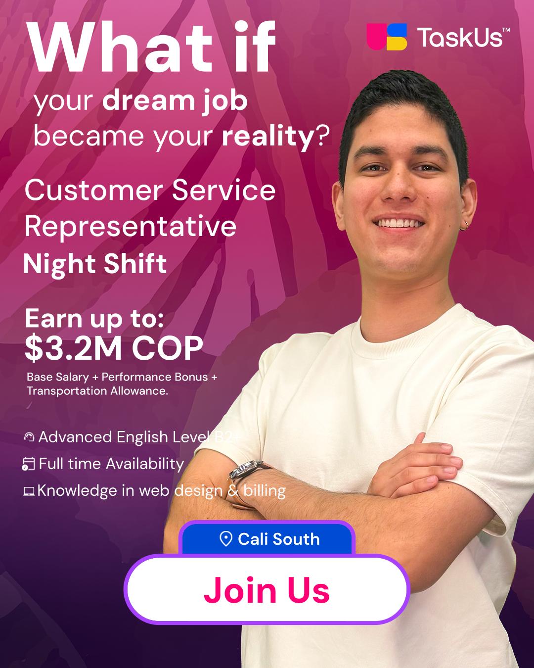 TaskUs Facebook ad