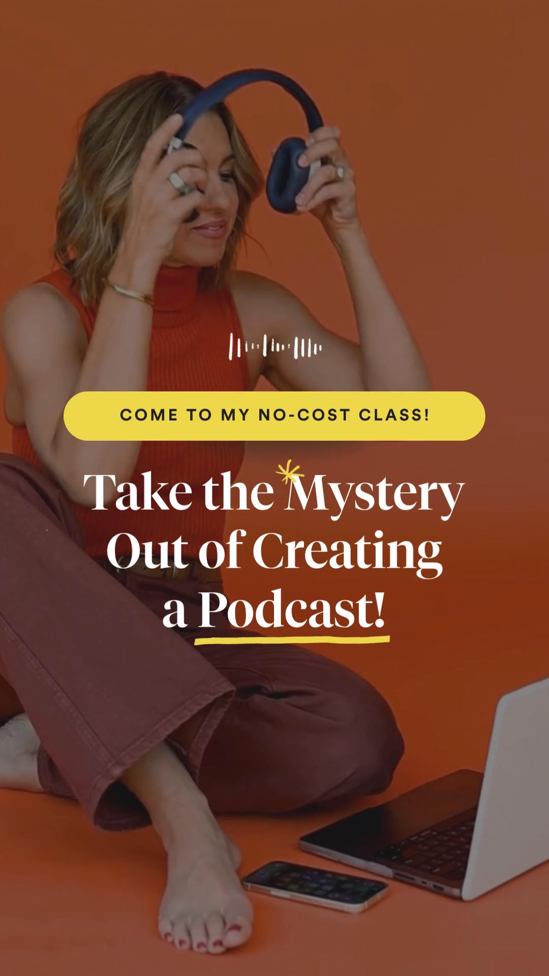 Jenna Kutcher Facebook ad: Start Your Podcast in 3 Easy Steps | No Tech Skills…