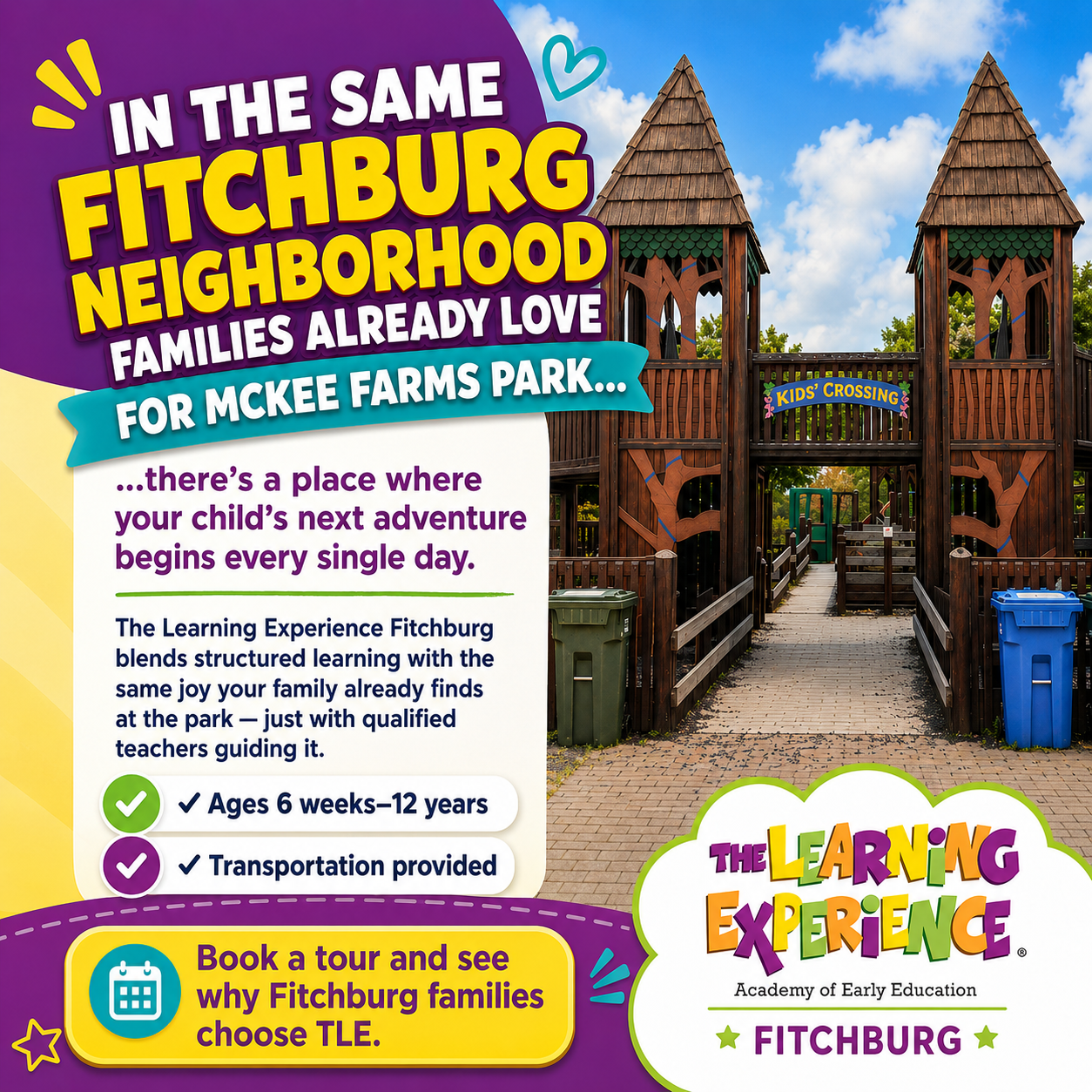 The Learning Experience Fitchburg Facebook ad: PSA: Parents!