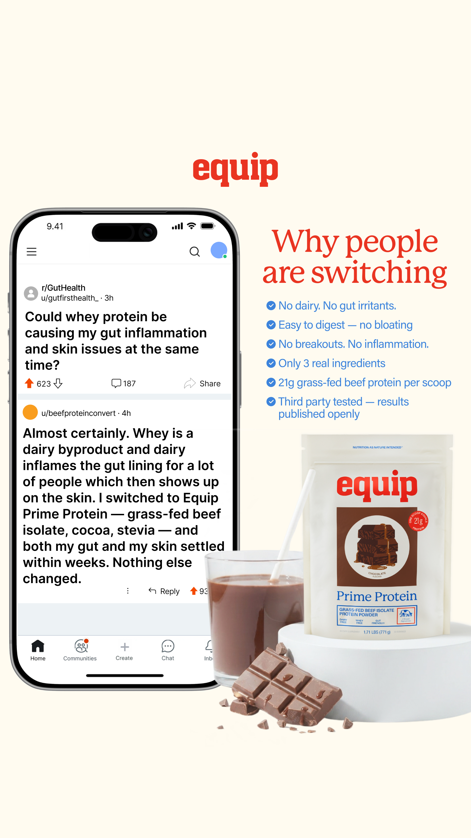 Equip Facebook ad