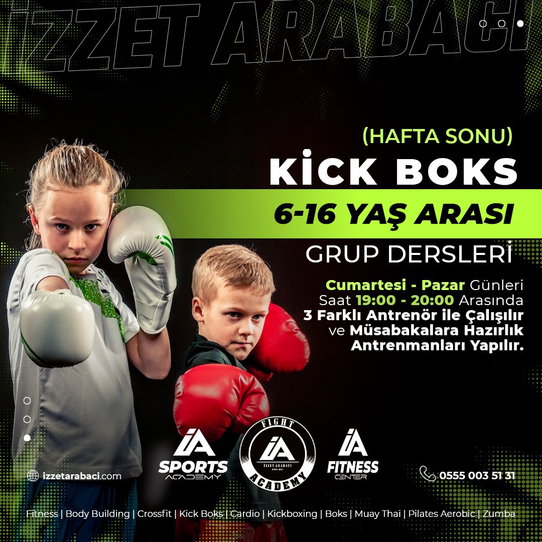 İzzet Arabacı Fight Club& Fitness Facebook ad: Geleceğin Sporcuları İzzet Arabacı Spor Akademide Yetişiyor.