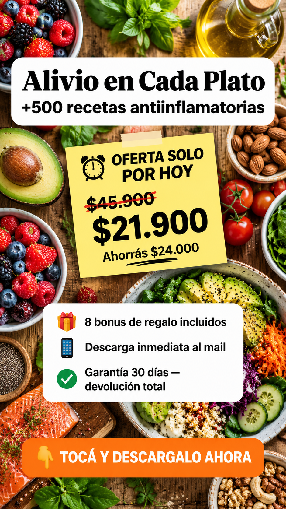 Alivio En Cada Plato Facebook ad