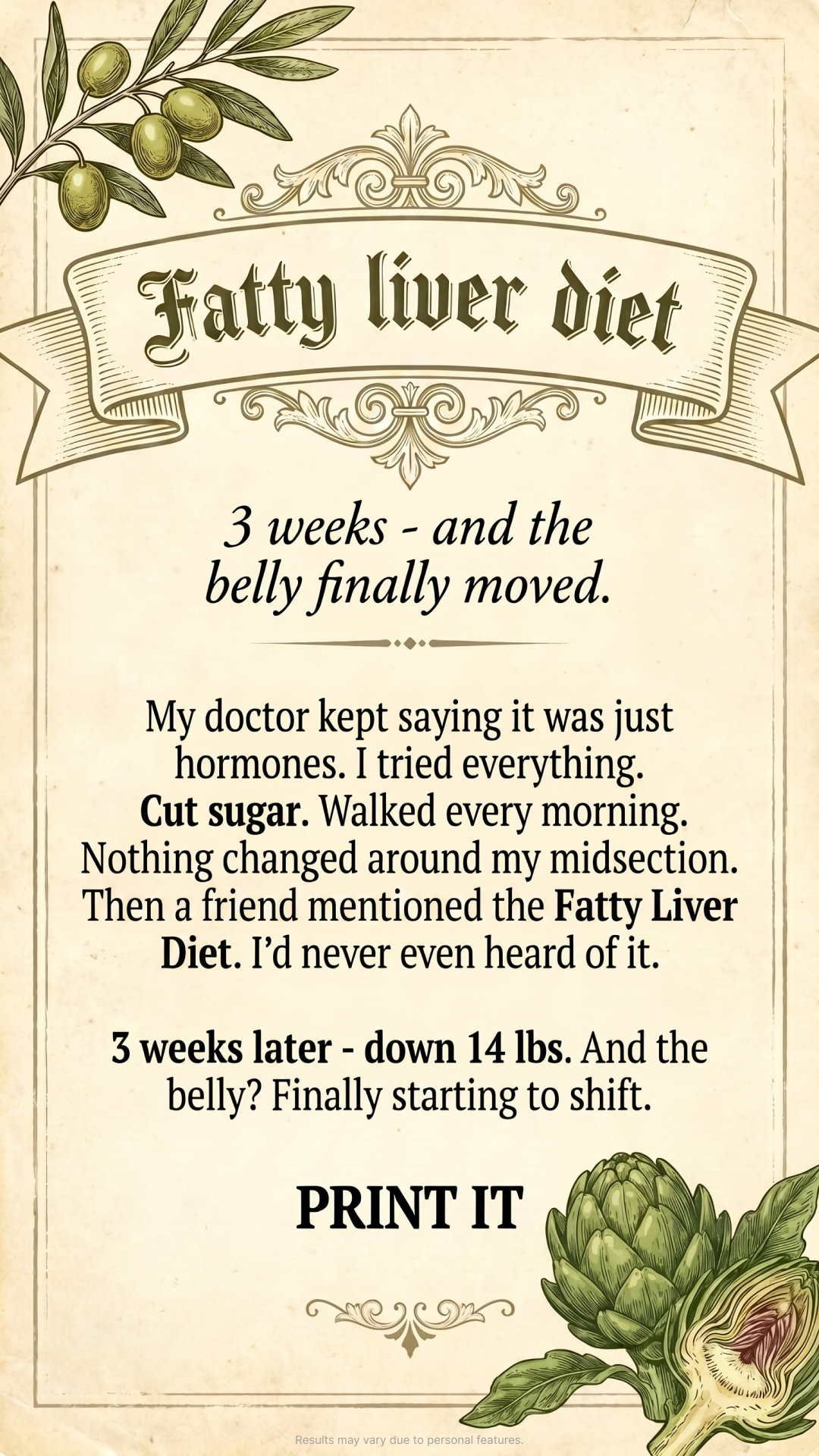 28 - Day Fatty Liver Detox Challenge Facebook ad