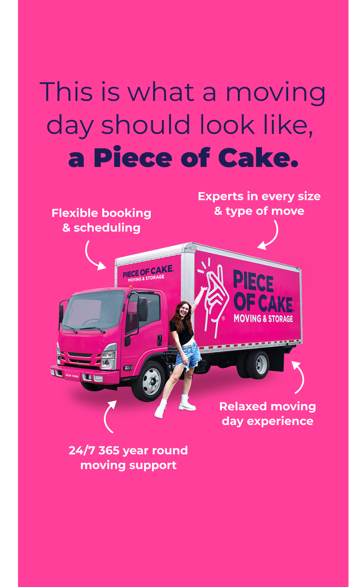 Piece of Cake Moving & Storage Facebook ad