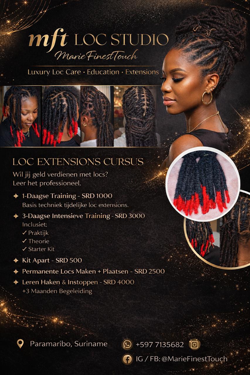 Marie Finest Touch Facebook ad: Locs extensions maken/ leren haken en onderhouden van…