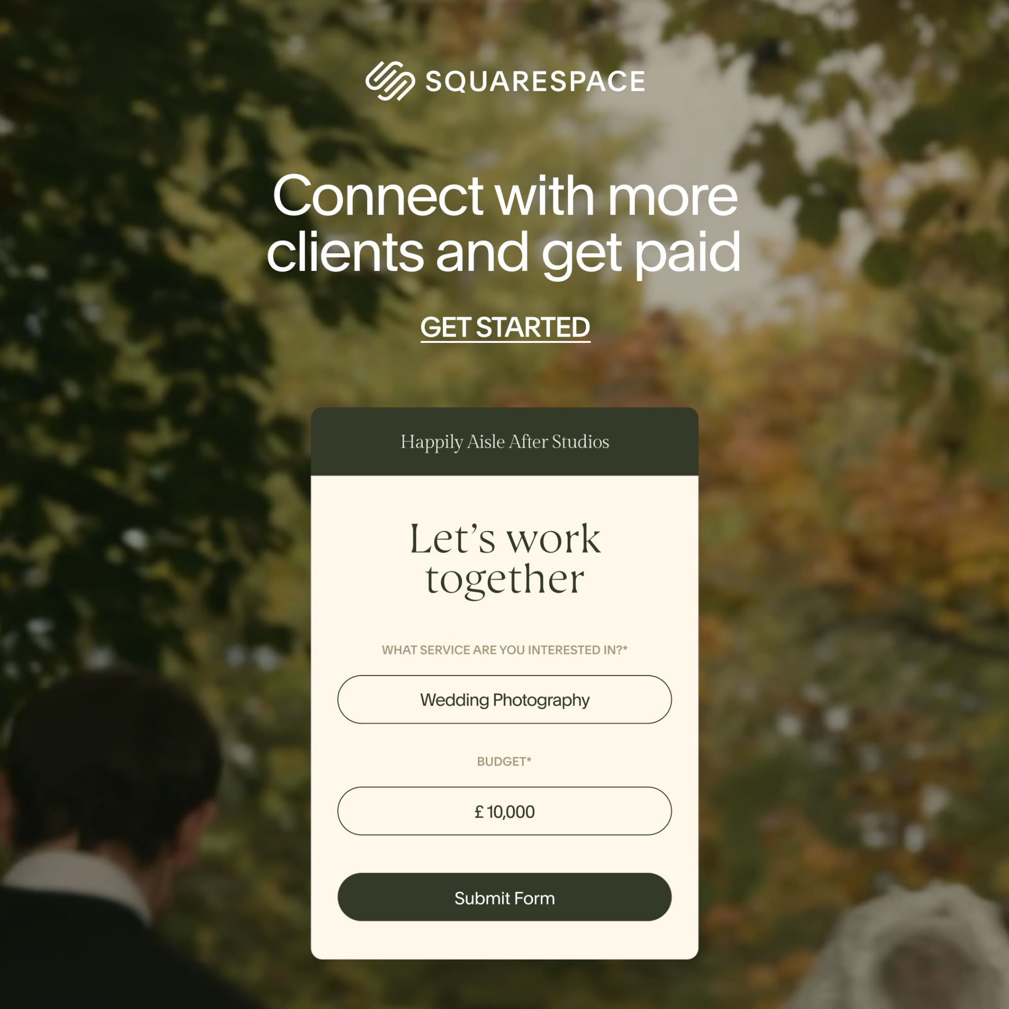 Squarespace Facebook ad
