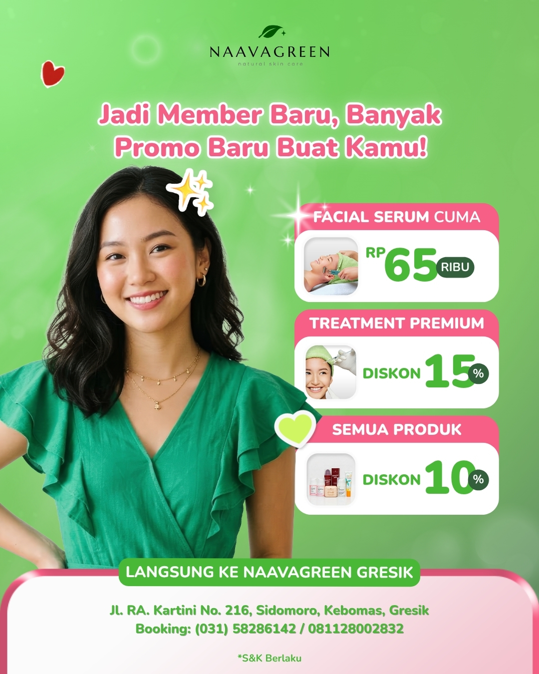 Naavagreen Natural Skincare Facebook ad