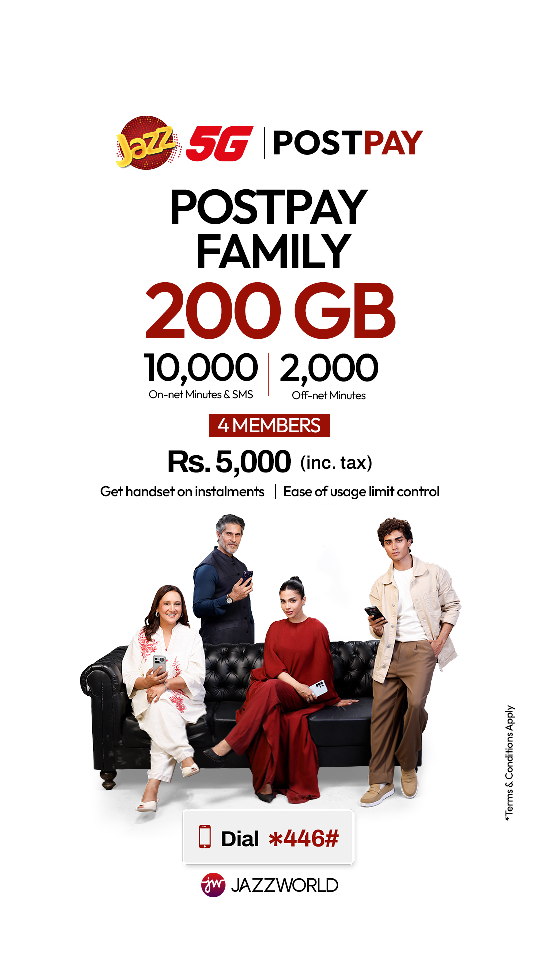 Jazz Facebook ad: Family Connection, Simplified