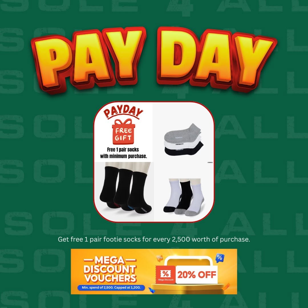 Sole 4 All Facebook ad: PAYDAY DEALS ARE HERE!
