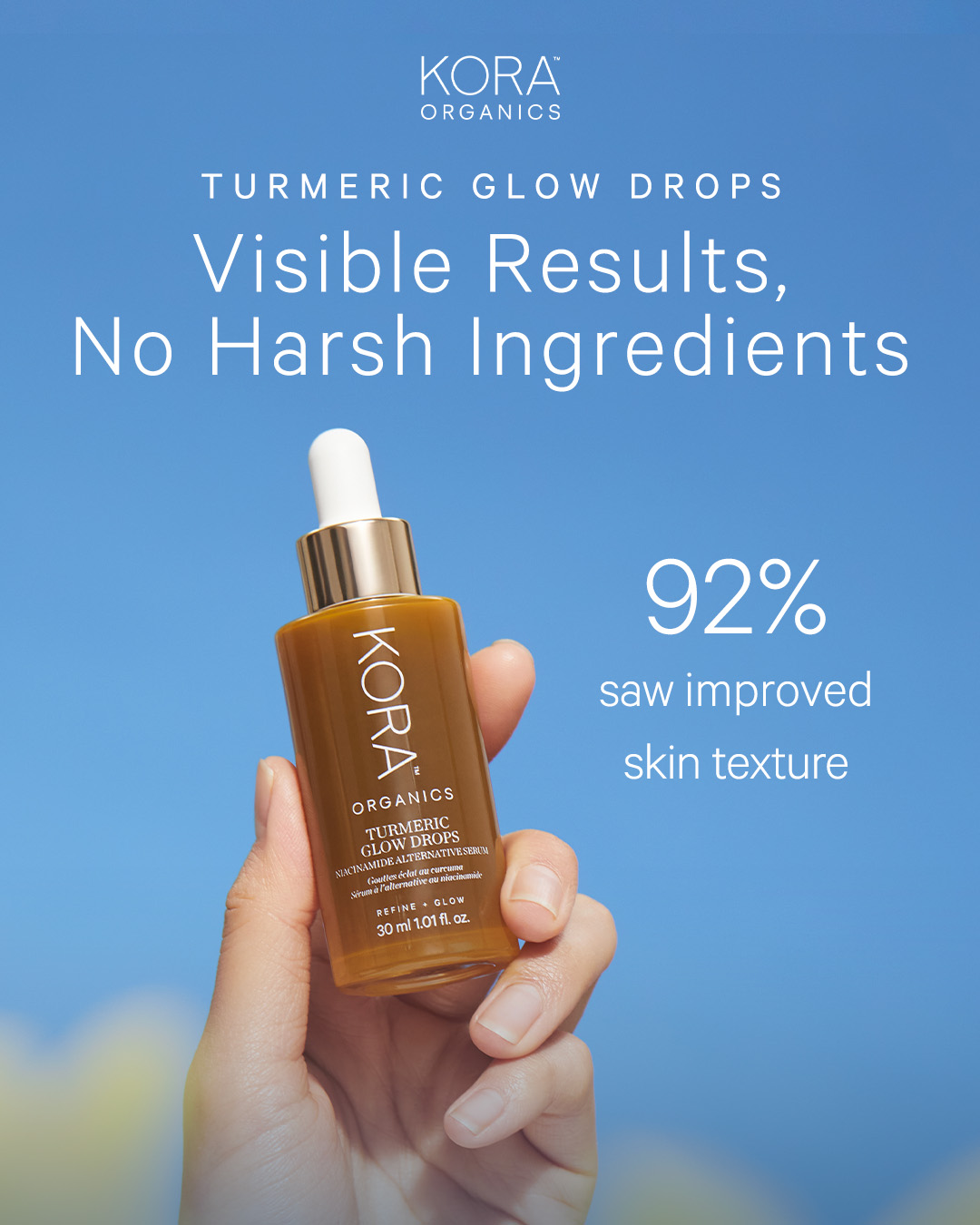 KORA Organics Facebook ad