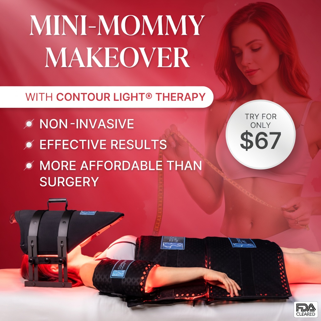 PuraVida Contour Light Therapy Facebook ad from May 7, 2026