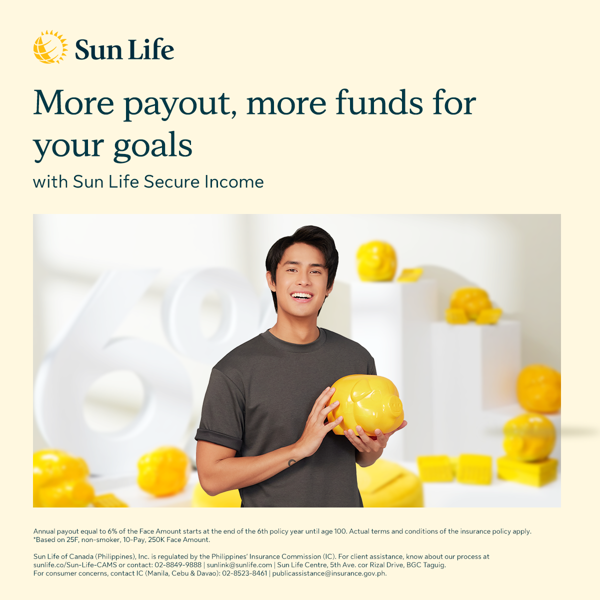 Sun Life Philippines Facebook ad: Build your emergency fund
