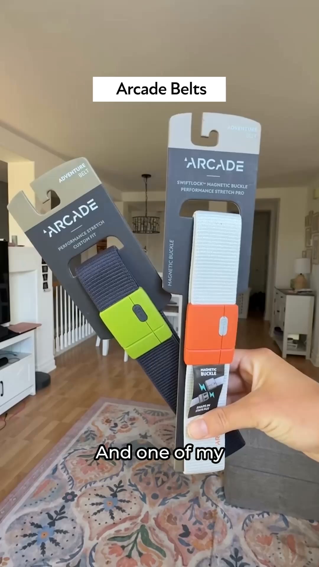 Arcade Belts Facebook ad: Made for the Trail