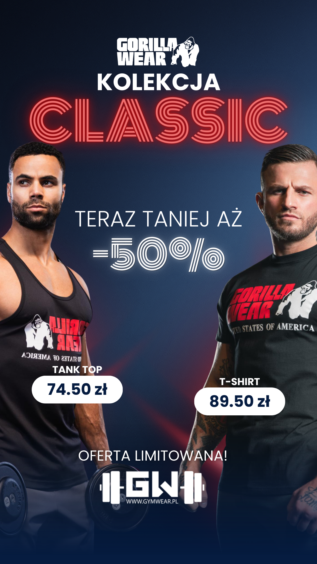 GYMWEAR Facebook ad from Mar 13, 2026