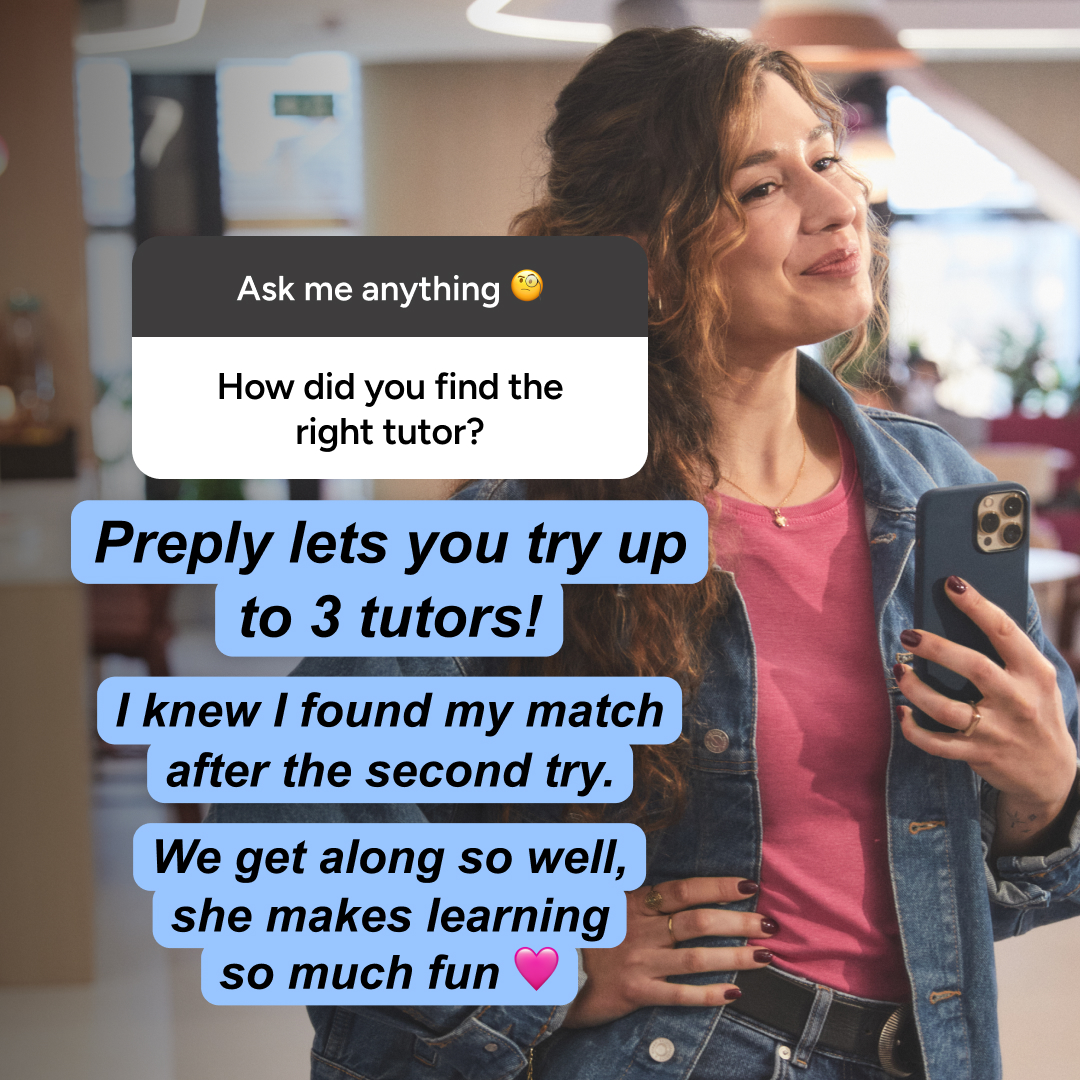 Preply Facebook ad