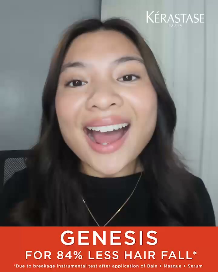 Kérastase Paris - PH Facebook ad: GENESIS for 84% LESS HAIR FALL