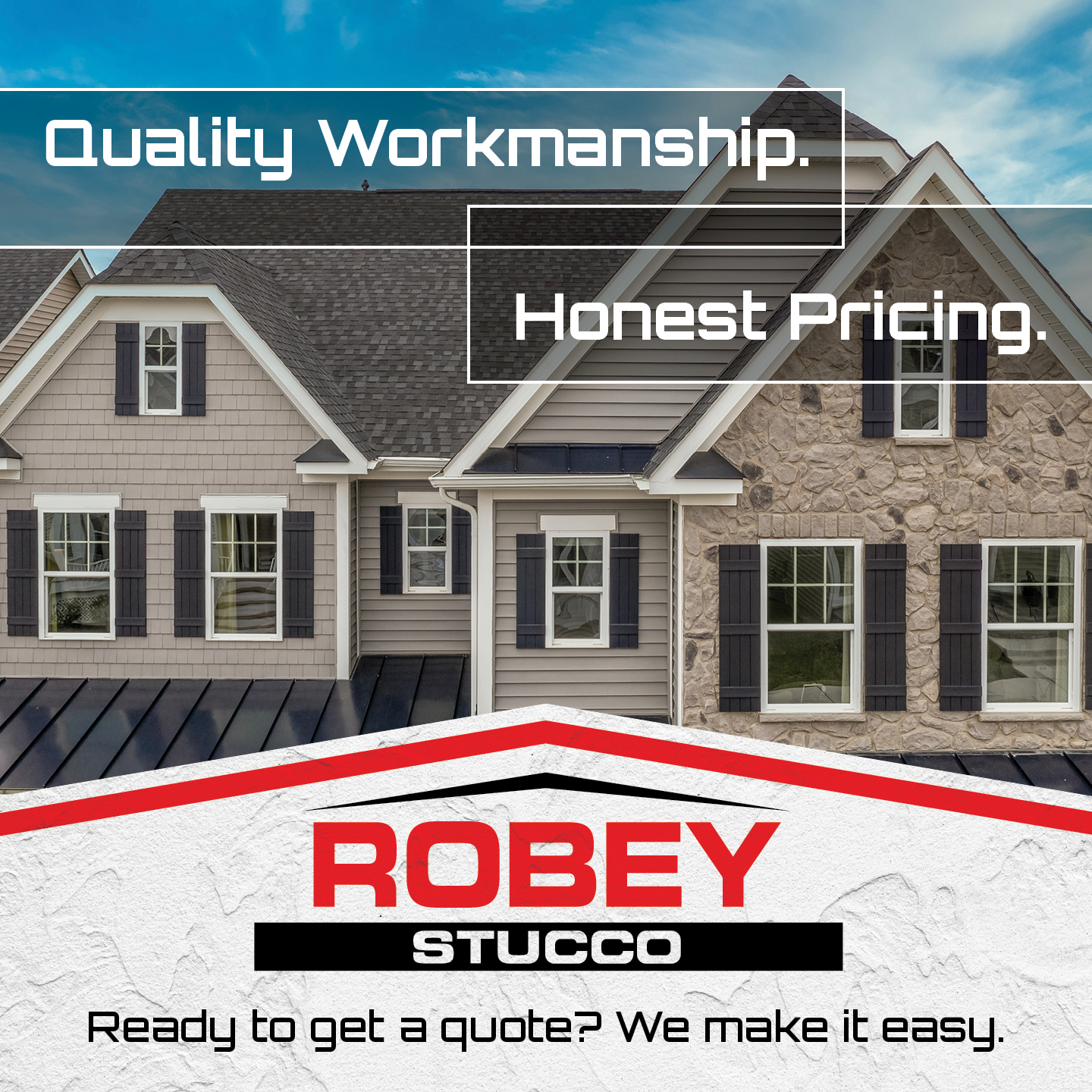 Robey Stucco Facebook ad from Jun 30, 2026