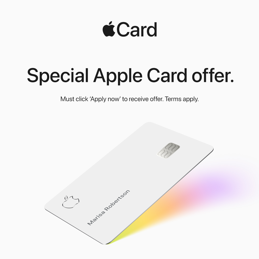 Apple Card Facebook ad