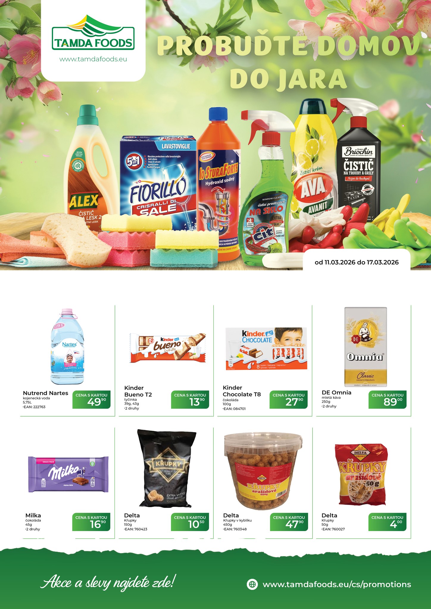 TAMDA FOODS Facebook ad: Objevte skvělé slevy na vaše oblíbené produkty!