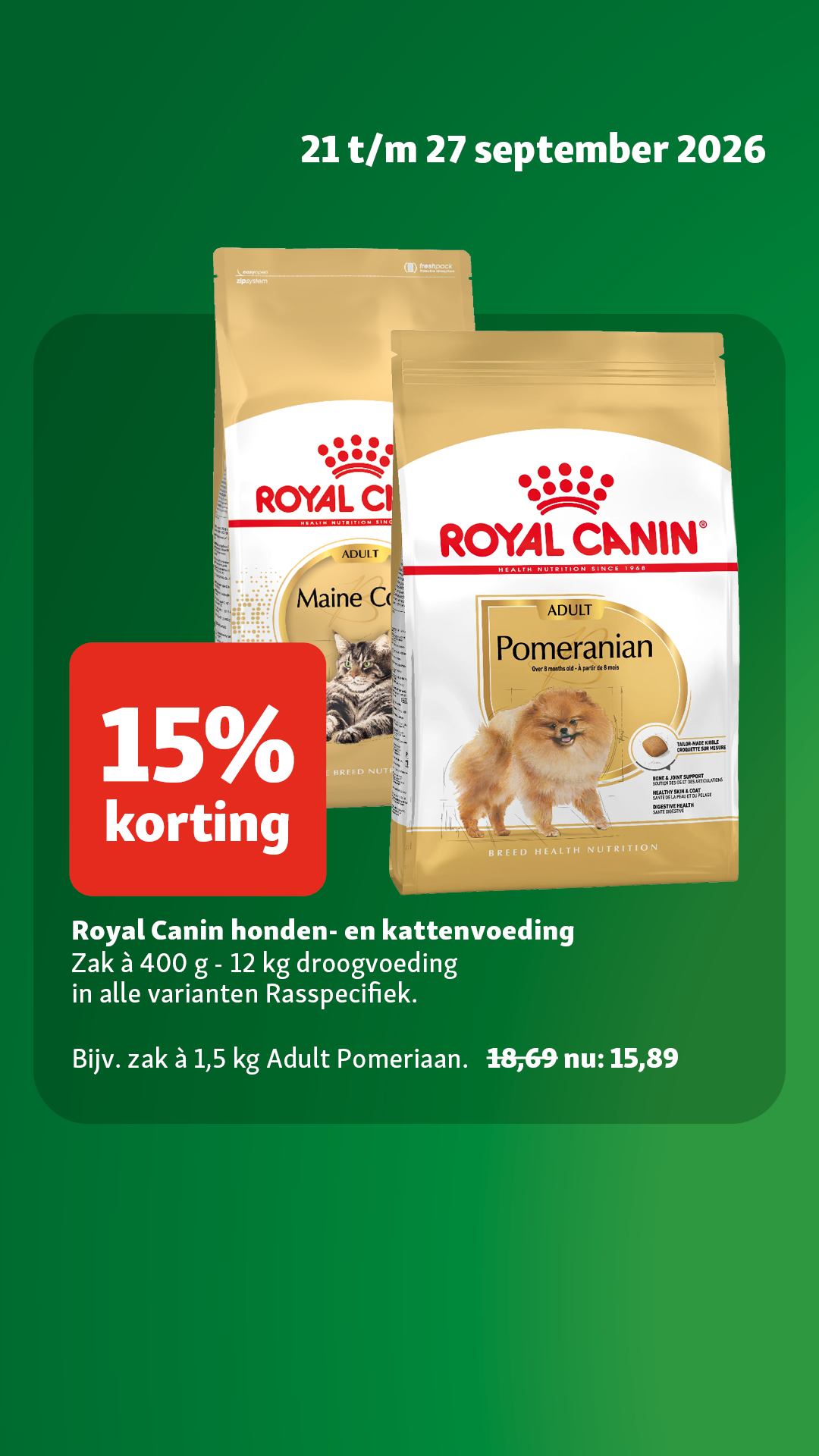 Maxi Zoo Nederland Facebook ad: Folder week 39 - Maxi Zoo