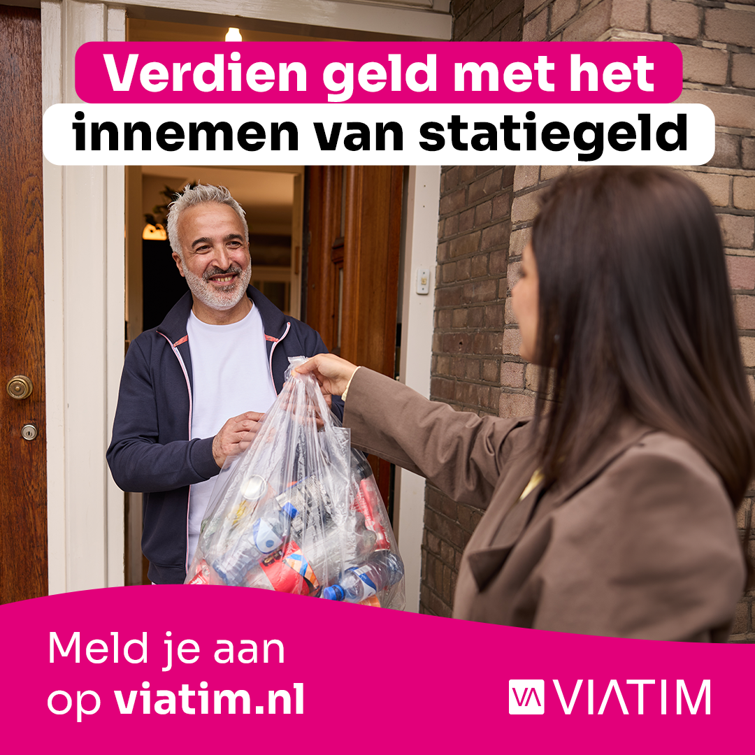 ViaTim Facebook ad: Word nu Statiegeldpunt.