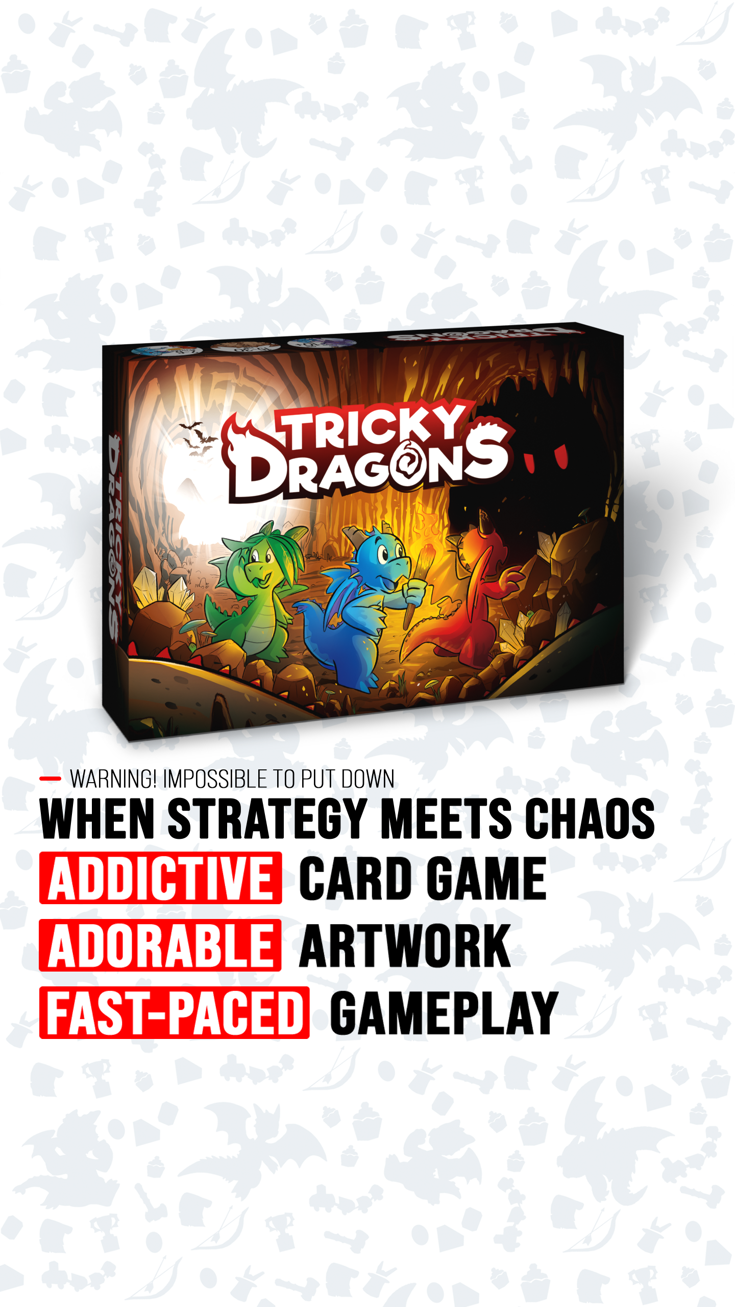 Tricky Dragons Facebook ad: The Ultimate Dragons Card Game