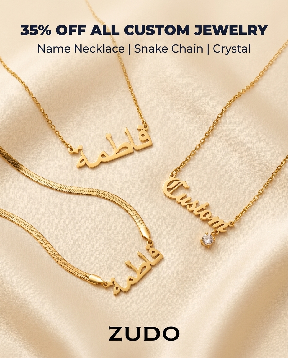 ZUDO Facebook ad: 30% OFF Custom Jewelry | Create Something Unique!
