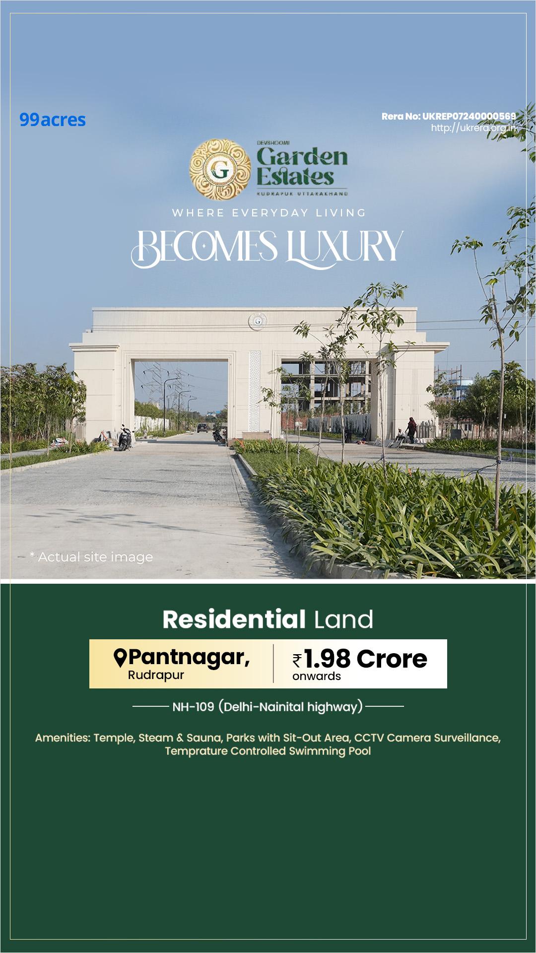99acres.com Apartments Facebook ad