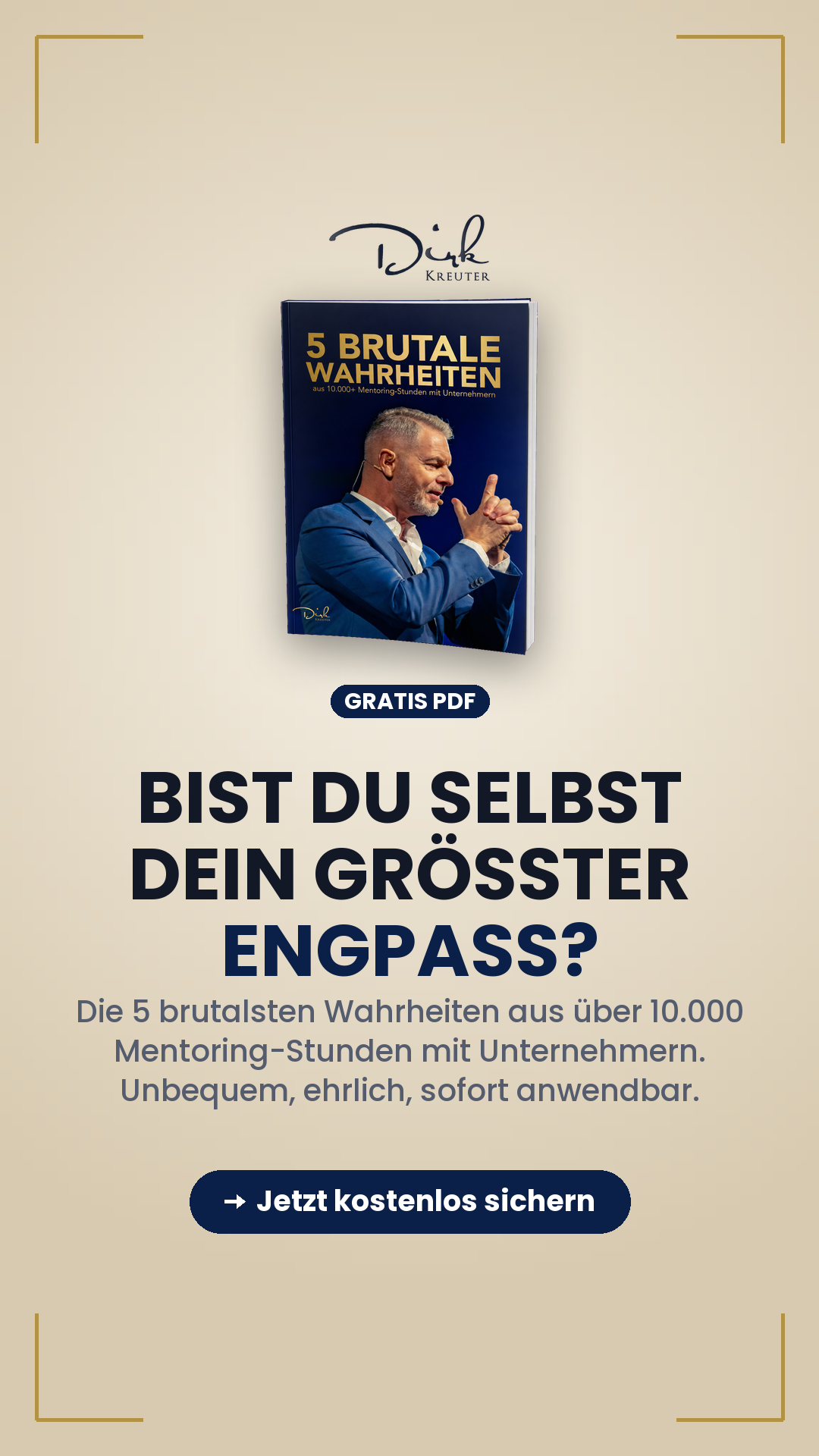 Dirk Kreuter Facebook ad
