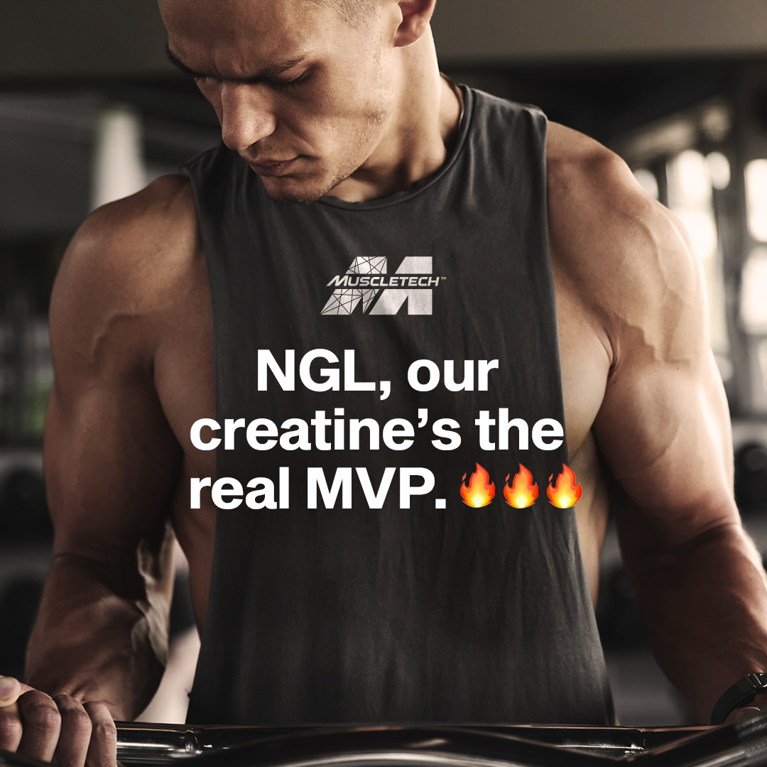 MuscleTech Facebook ad