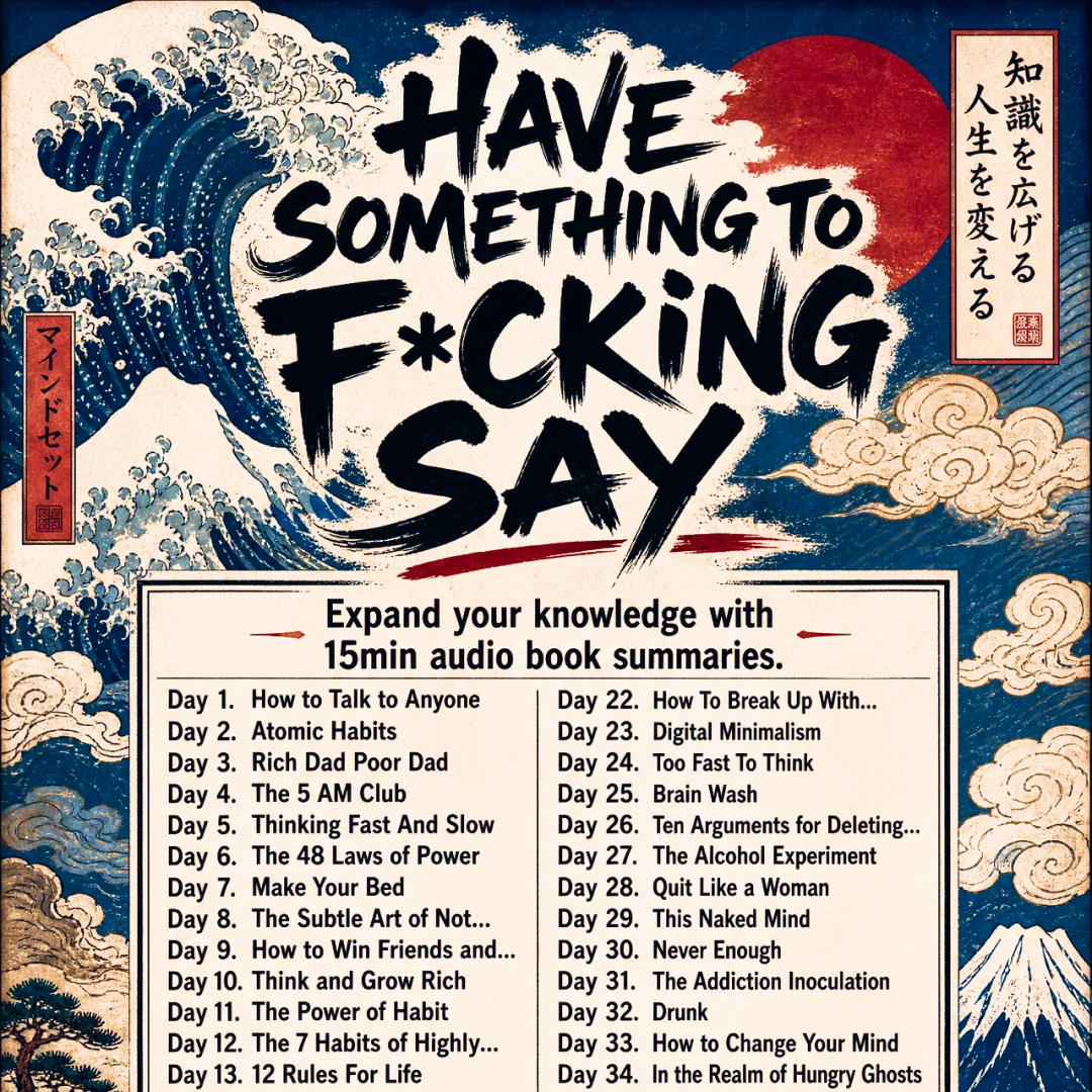 Blinkist Facebook ad: Why Some People Always Have Something to Say, And How You…