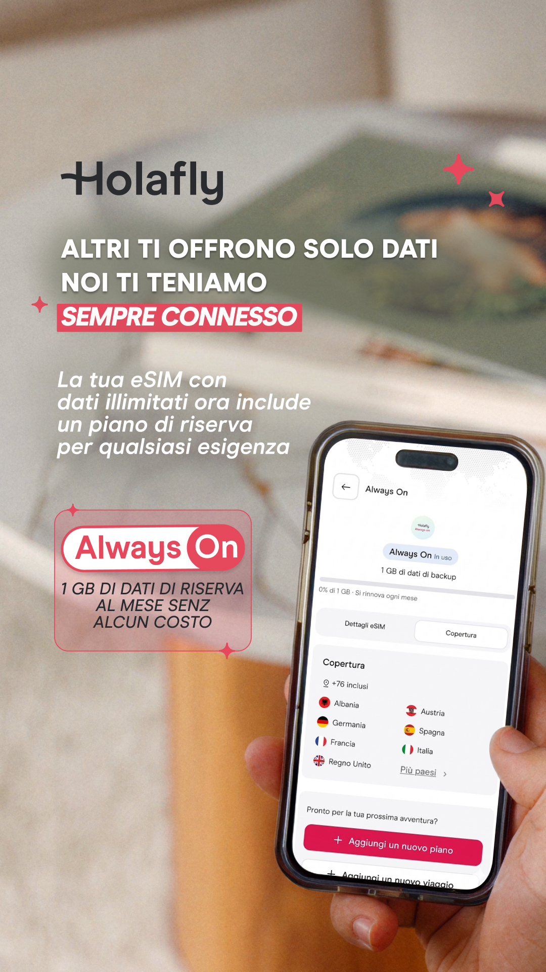 Holafly Italian Facebook ad