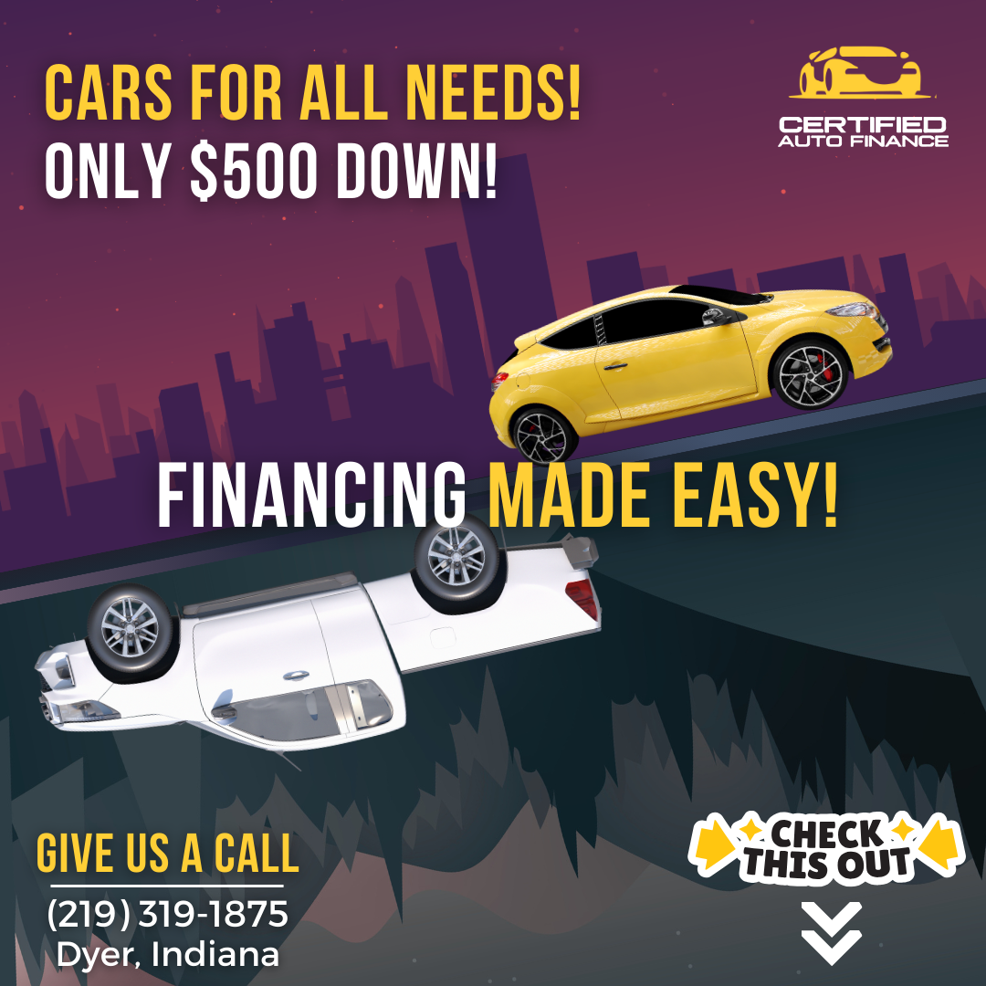 Certified Auto Finance Facebook ad