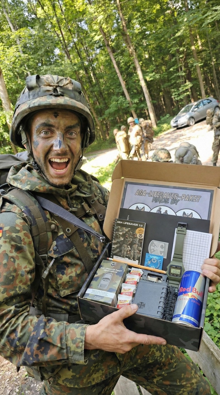 Kamerad_Werden Facebook ad: Rekrut aufgepasst: Die Bundeswehr-Grundausbildung ist kein…