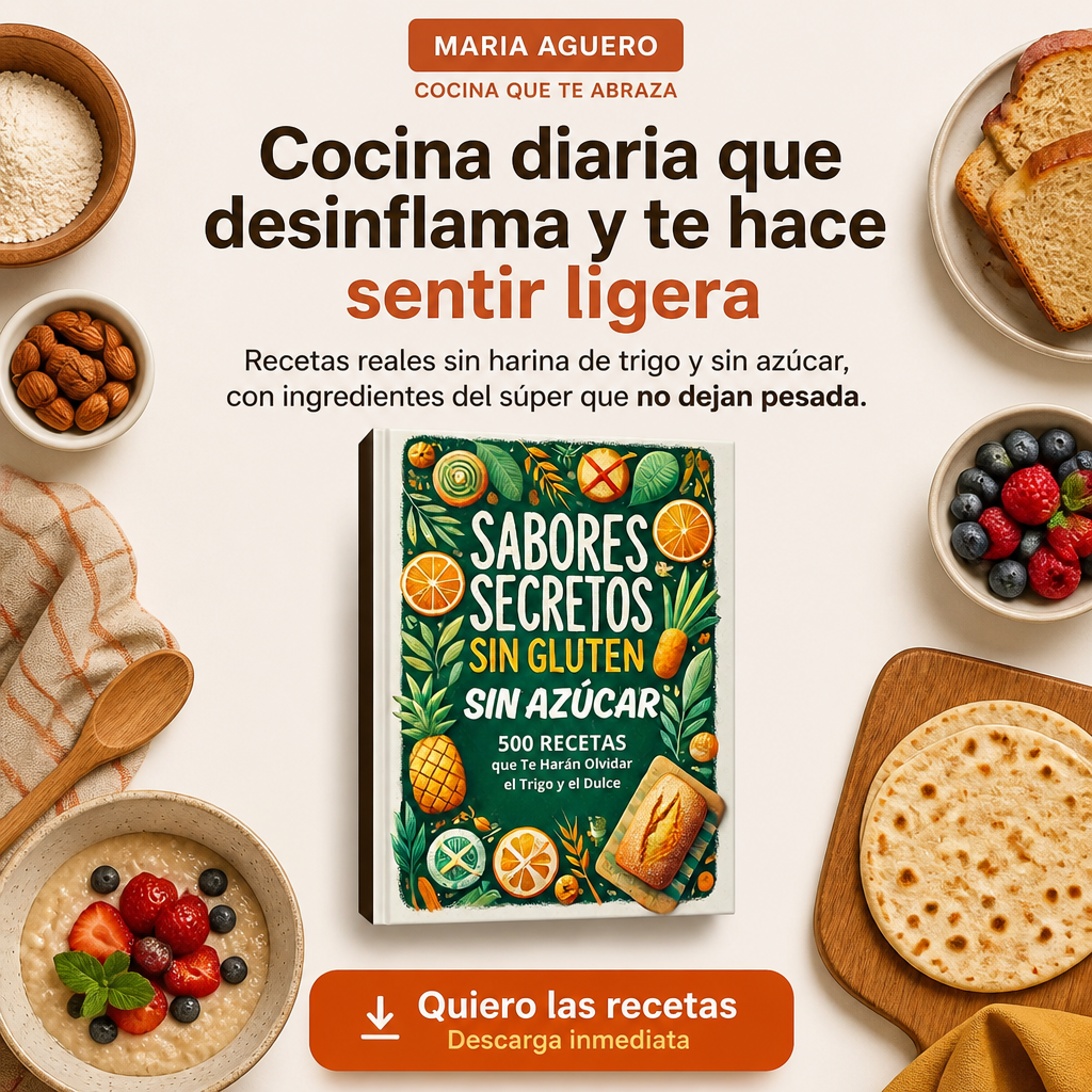 Maria Aguero Facebook ad: Cocina diaria, sin trigo ni azúcar