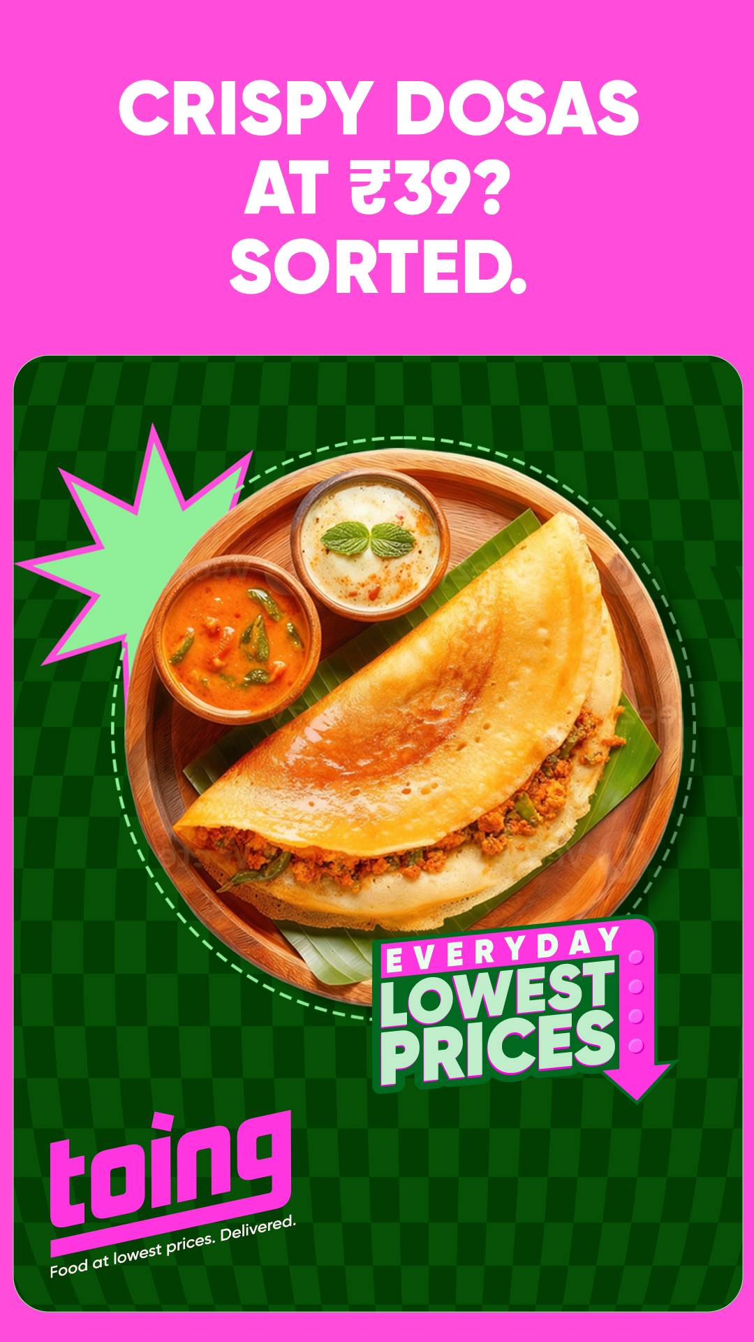 Toing Facebook ad