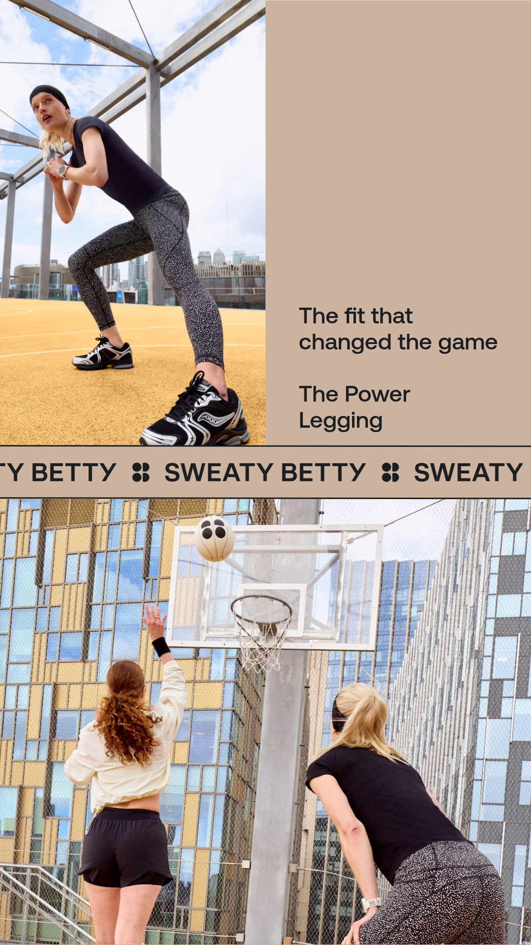 Sweaty Betty Facebook ad