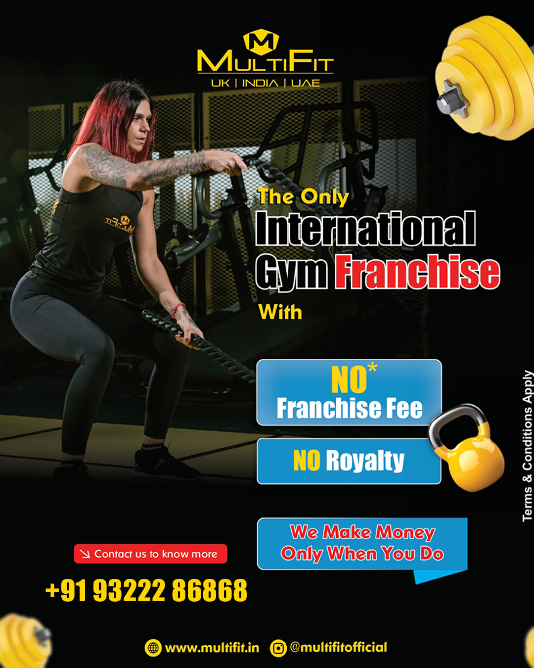 MultiFit Facebook ad: Looking to invest in the booming fitness industry?