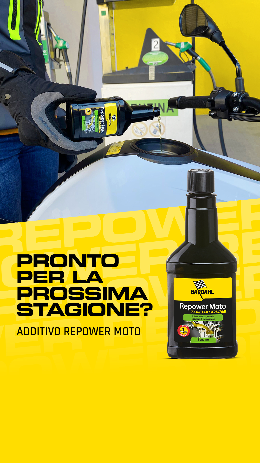 Bardahl Italia Facebook ad: REPOWER MOTO - Additivi Carburante - Bardahl Italia