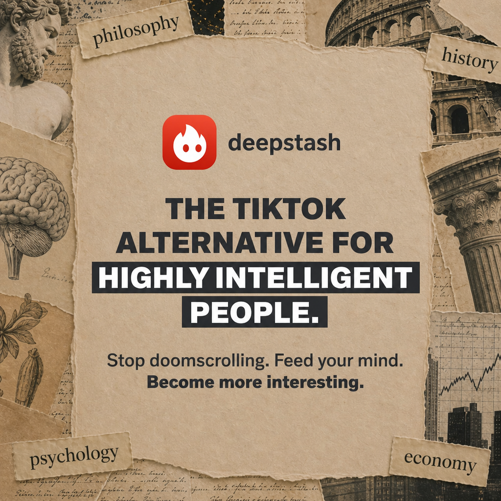 Deepstash Facebook ad