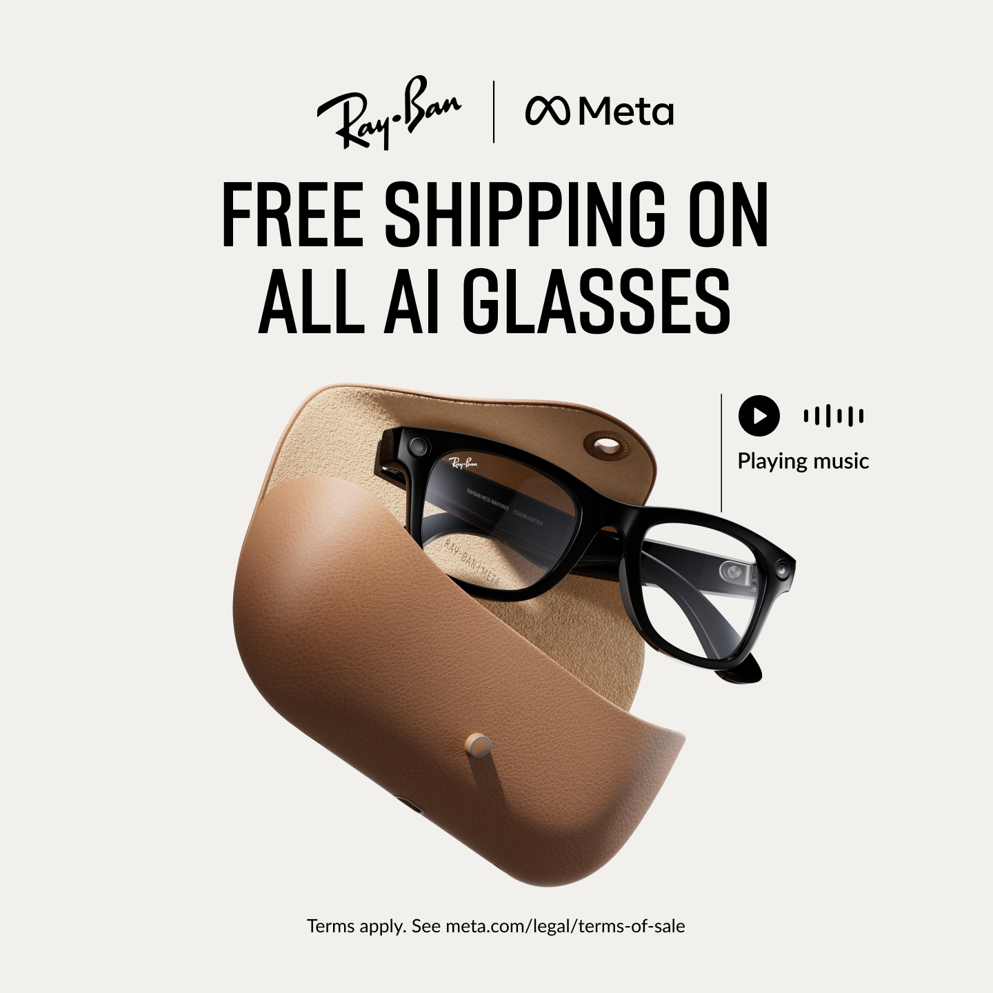 Ray-Ban Meta Facebook ad