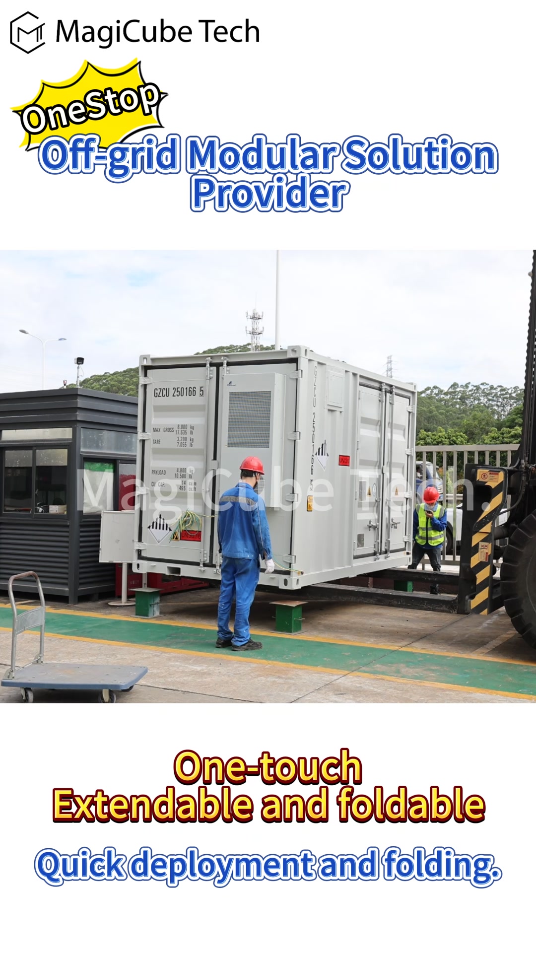 Guangdong MagiCube Technology Co., Ltd. Facebook ad: Remote Off-Grid Power Solutions 157kWp