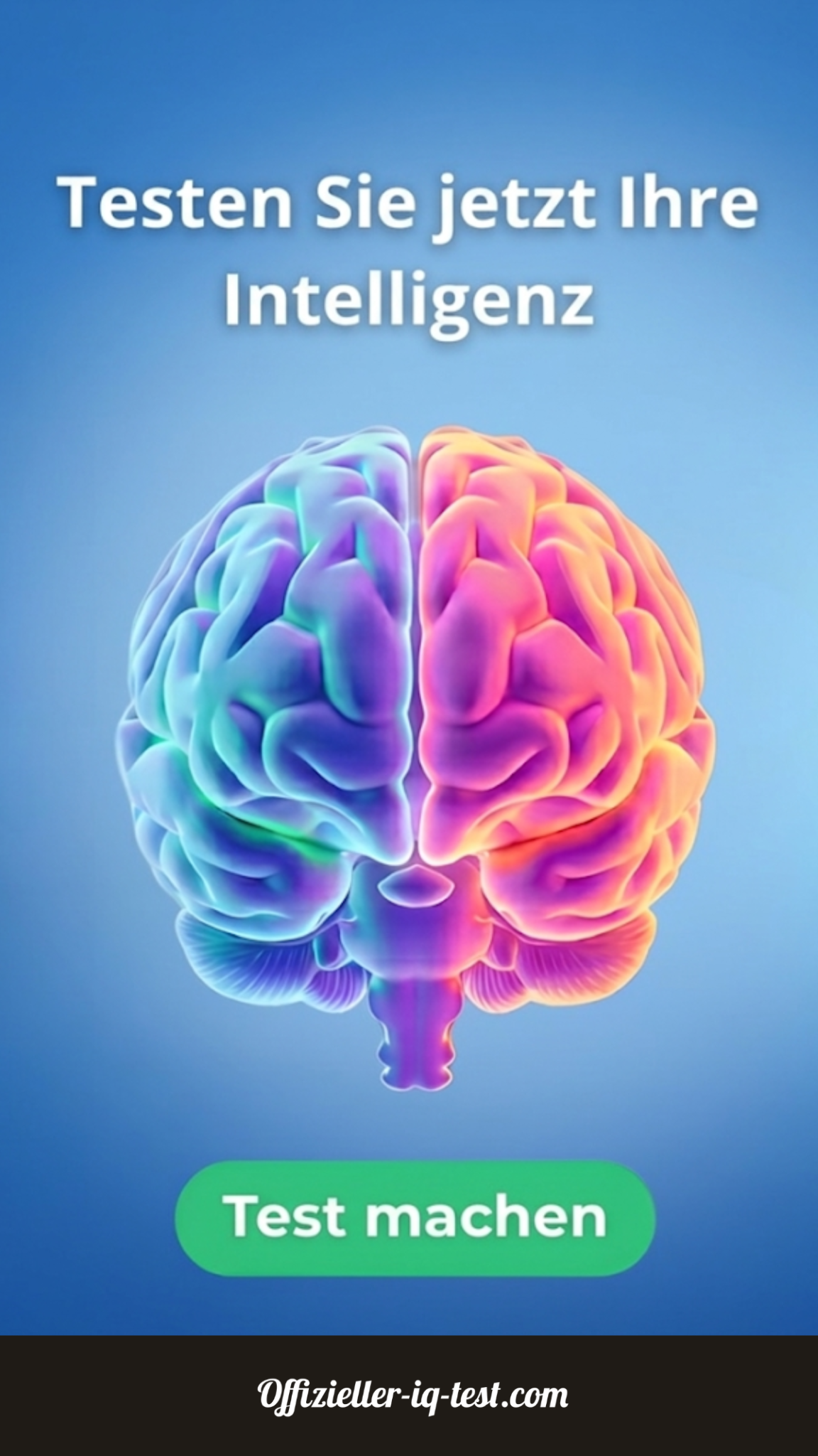 Originaler IQ Test Facebook ad