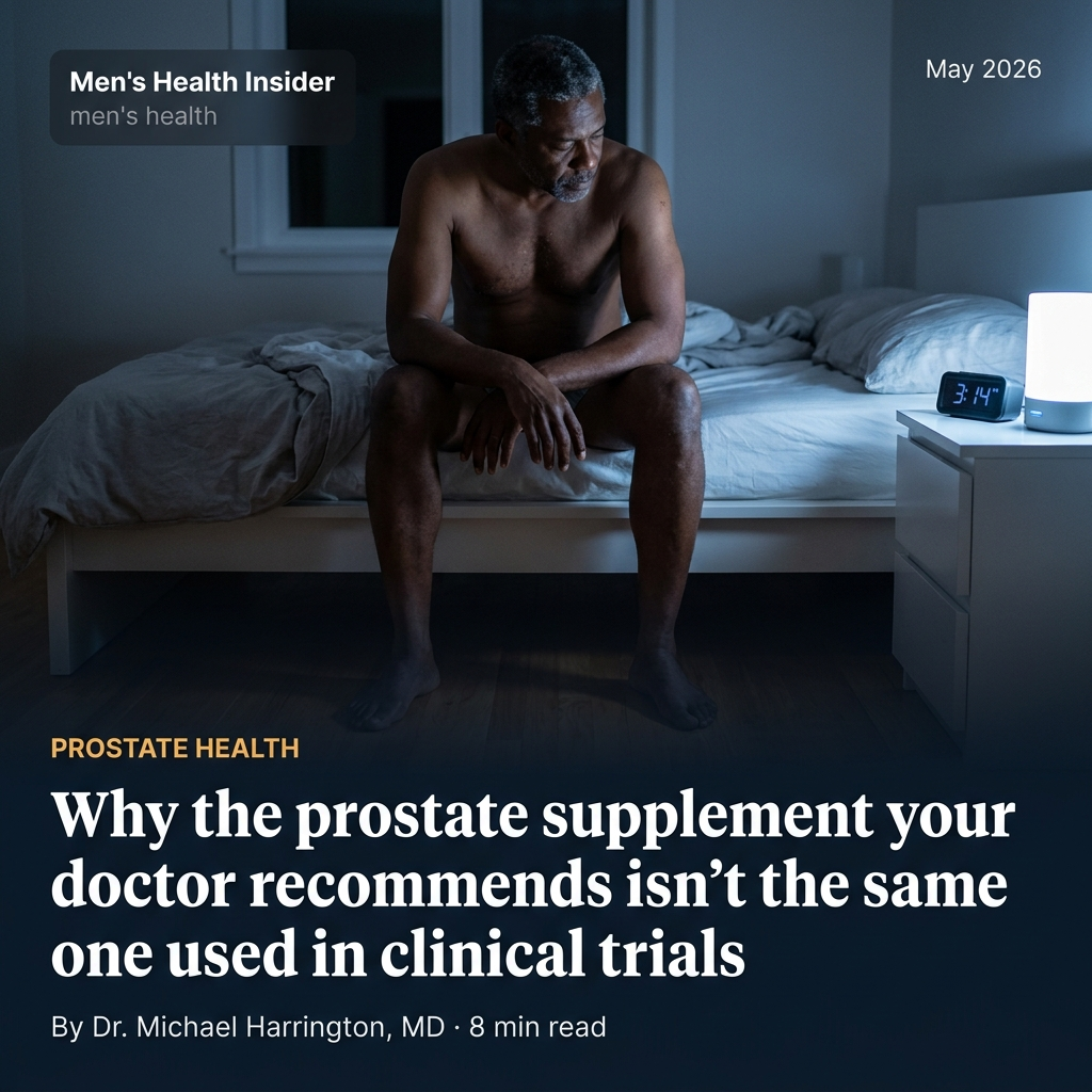 Dr. Jensen, MD Urology Facebook ad: Better Nights Start With Better Prostate Support