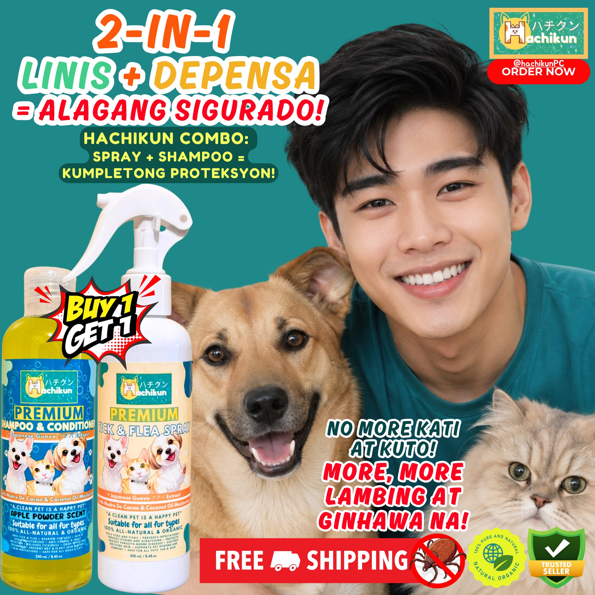 Hachikun ハチクン PET CARE PH Facebook ad