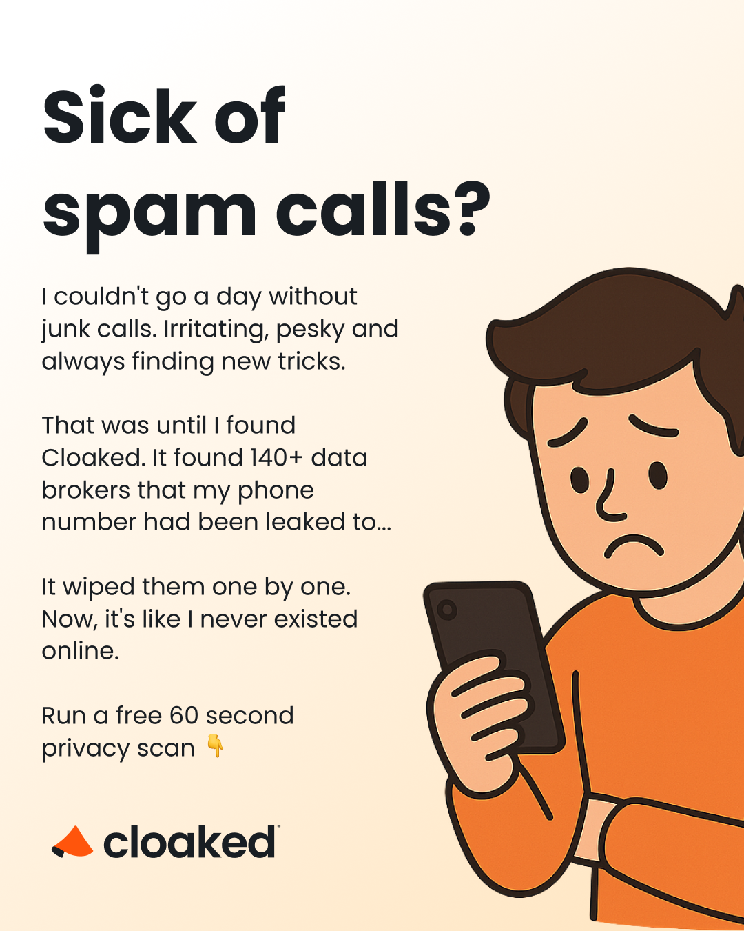 Cloaked Inc. Facebook ad