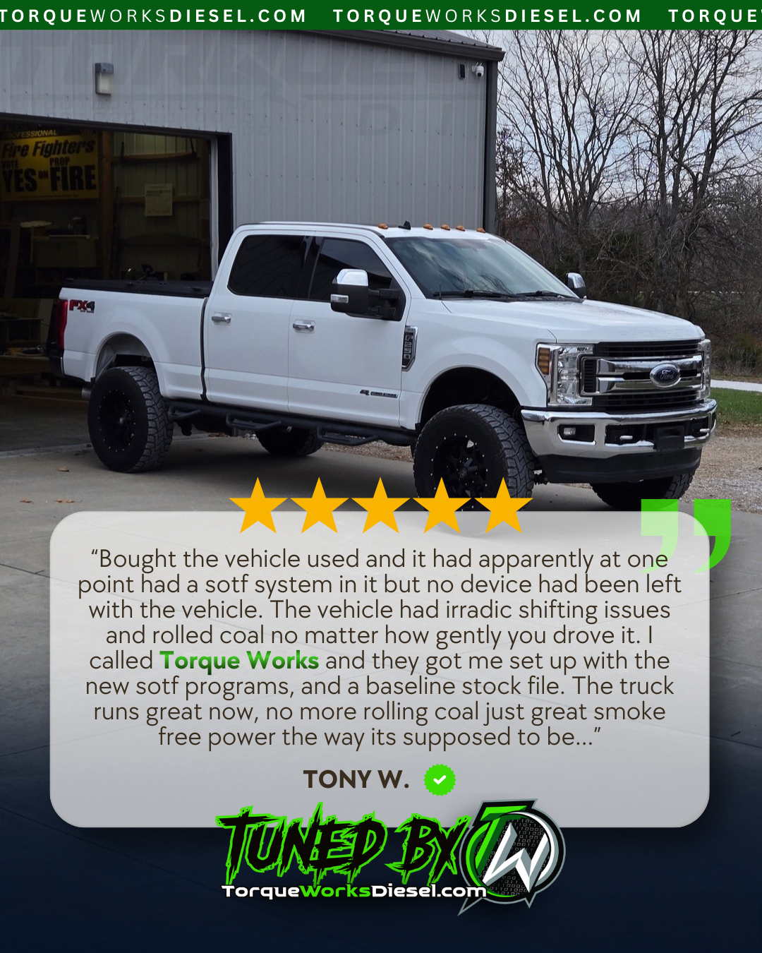 Torque Works Diesel Facebook ad