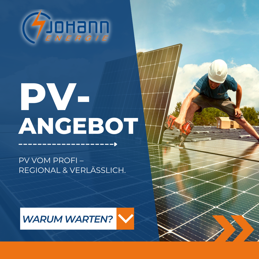 Johann Energie Facebook ad: Die Entscheidung für eine Solaranlage sollte kein Risiko…
