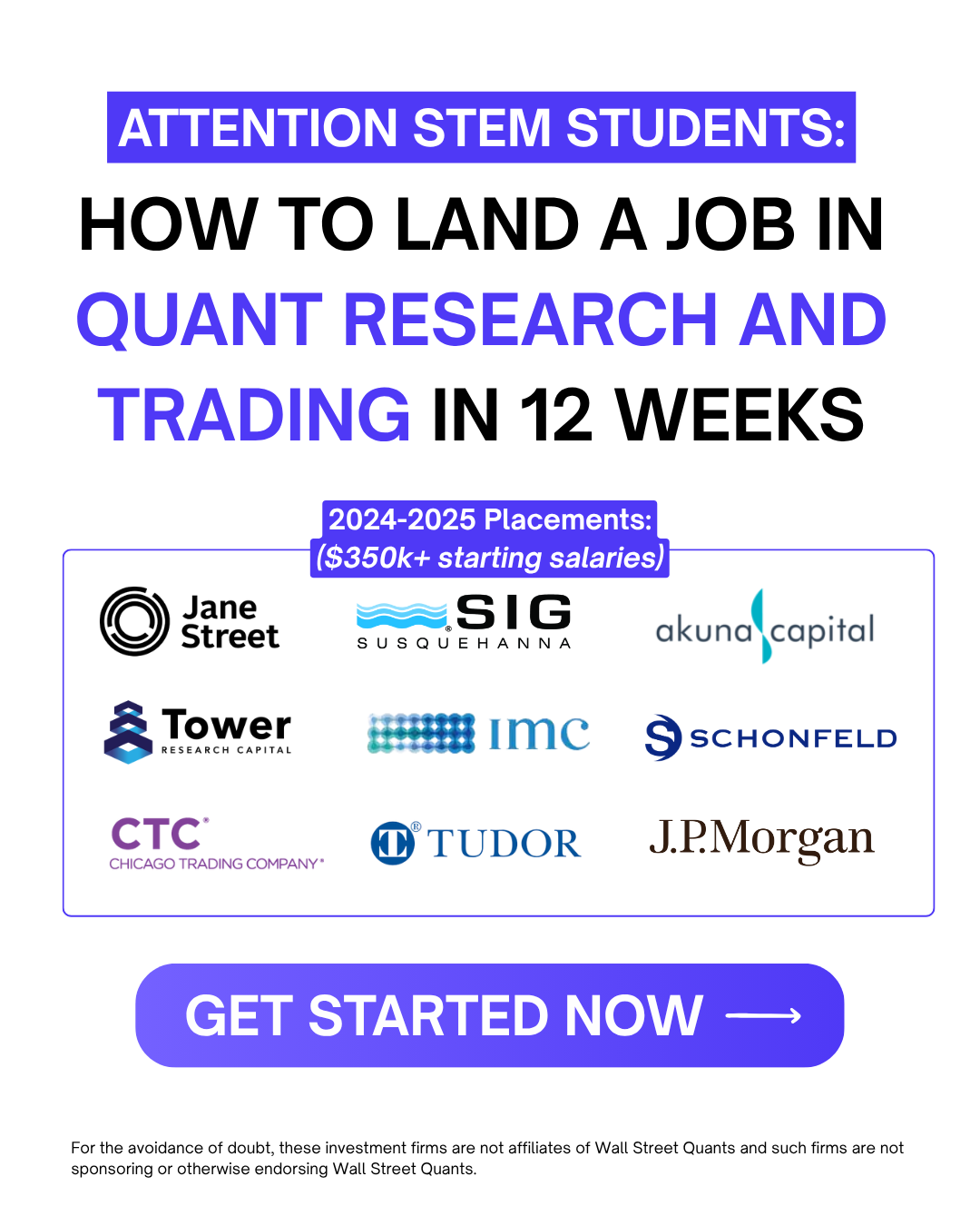 Wall Street Quants Facebook ad