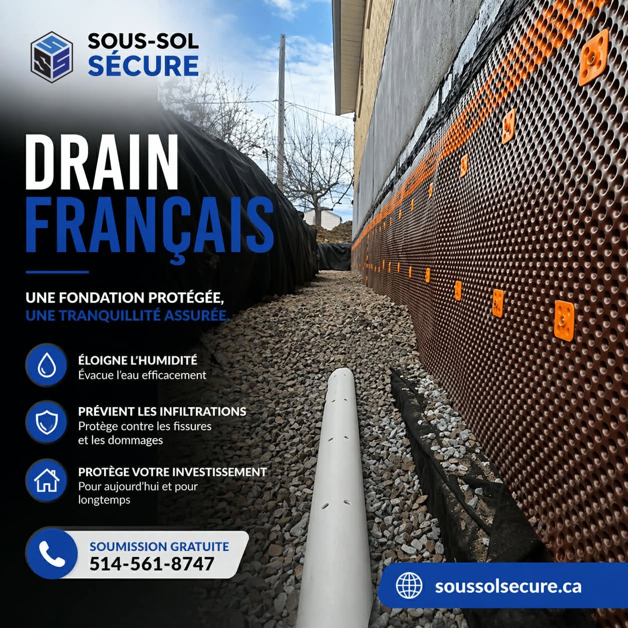 Sous-Sol Sécure Facebook ad: Planifier votre projet dès aujourd'hui